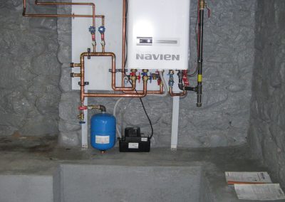 New Navien Combi boiler installed
